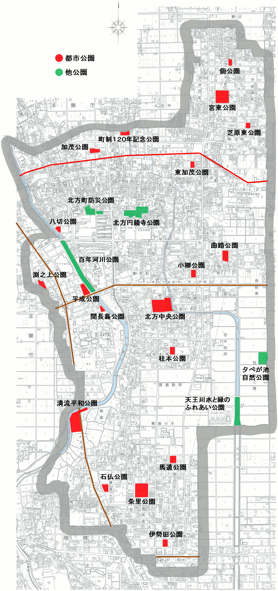 公園箇所図